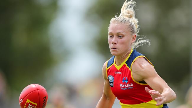 Erin Phillips in her return game. Picture: Matt Turner/AFL Photos via Getty Images.