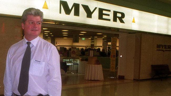 Terry McCartney during his time with Myer Grace Bros.