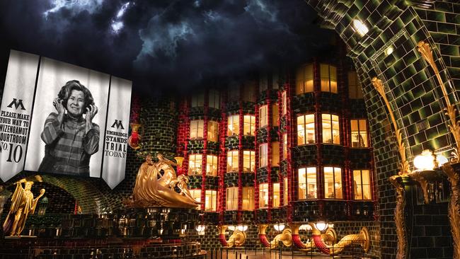 The Minstry of Magic has truly come to life. Photo: Universal Epic Universe