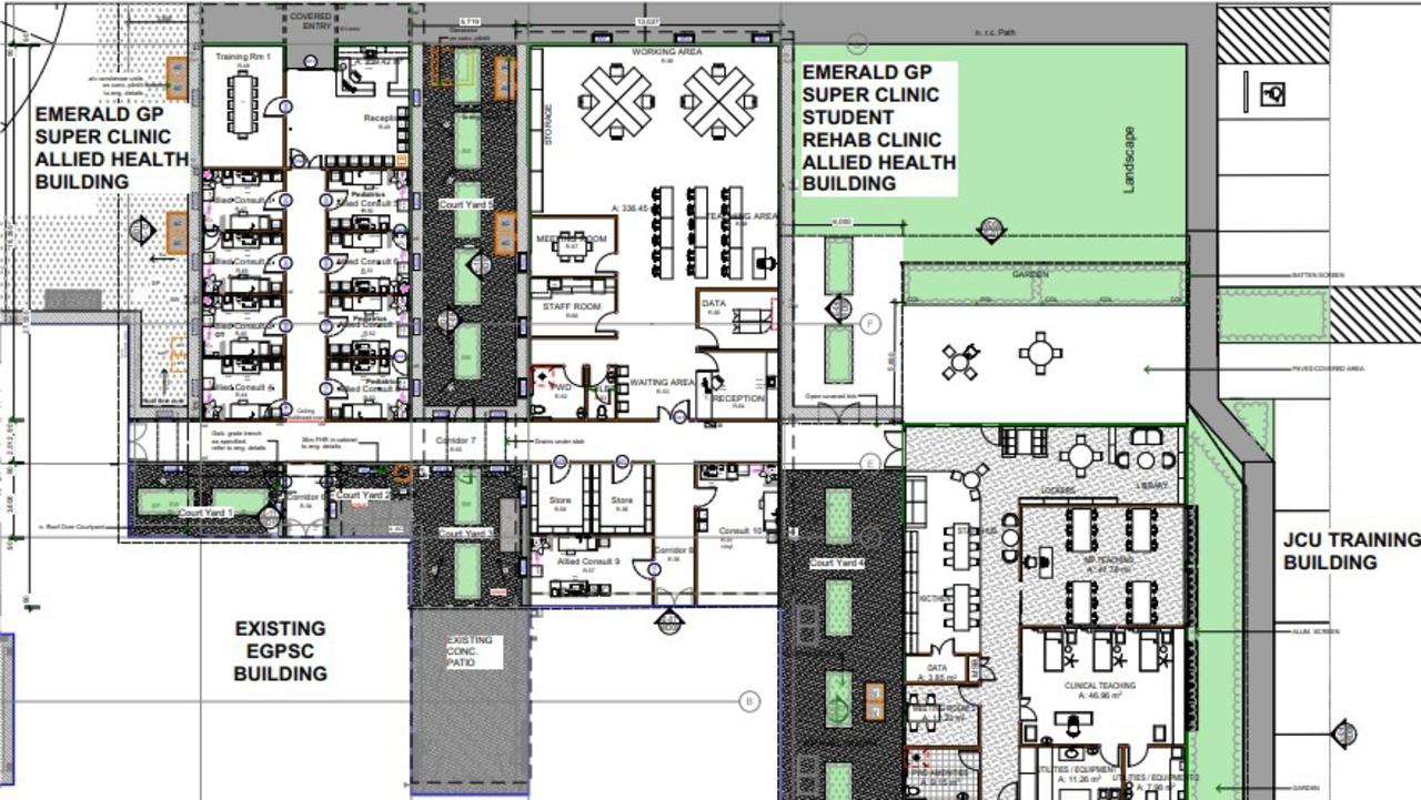 A new James Cook University health training facility has been proposed to be built at Emerald.