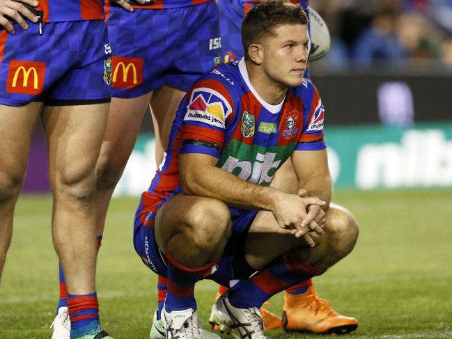 Jack Cogger is down and out as a SuperCoach option. Picture: AAP