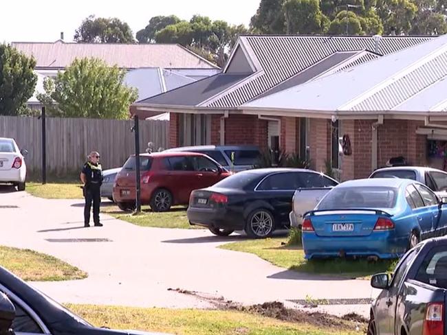 The home in Wonthaggi where Mr Mclean was shot. Picture: Channel 9