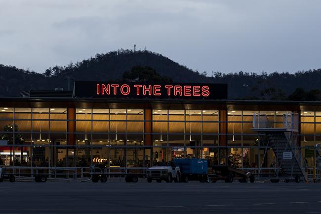 Into The Trees at Hobart Airport. Picture: DARKLAB MEDIA