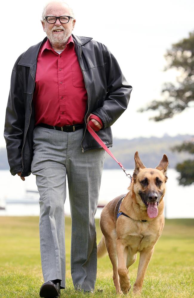 Mr Murphy argued Rex was his assistance dog, helping him in his battle with depression. Picture: Sam Ruttyn