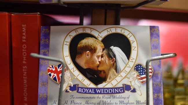 Merchandise featuring Prince Harry, Duke of Sussex and Meghan has taken a hit. Picture: Getty