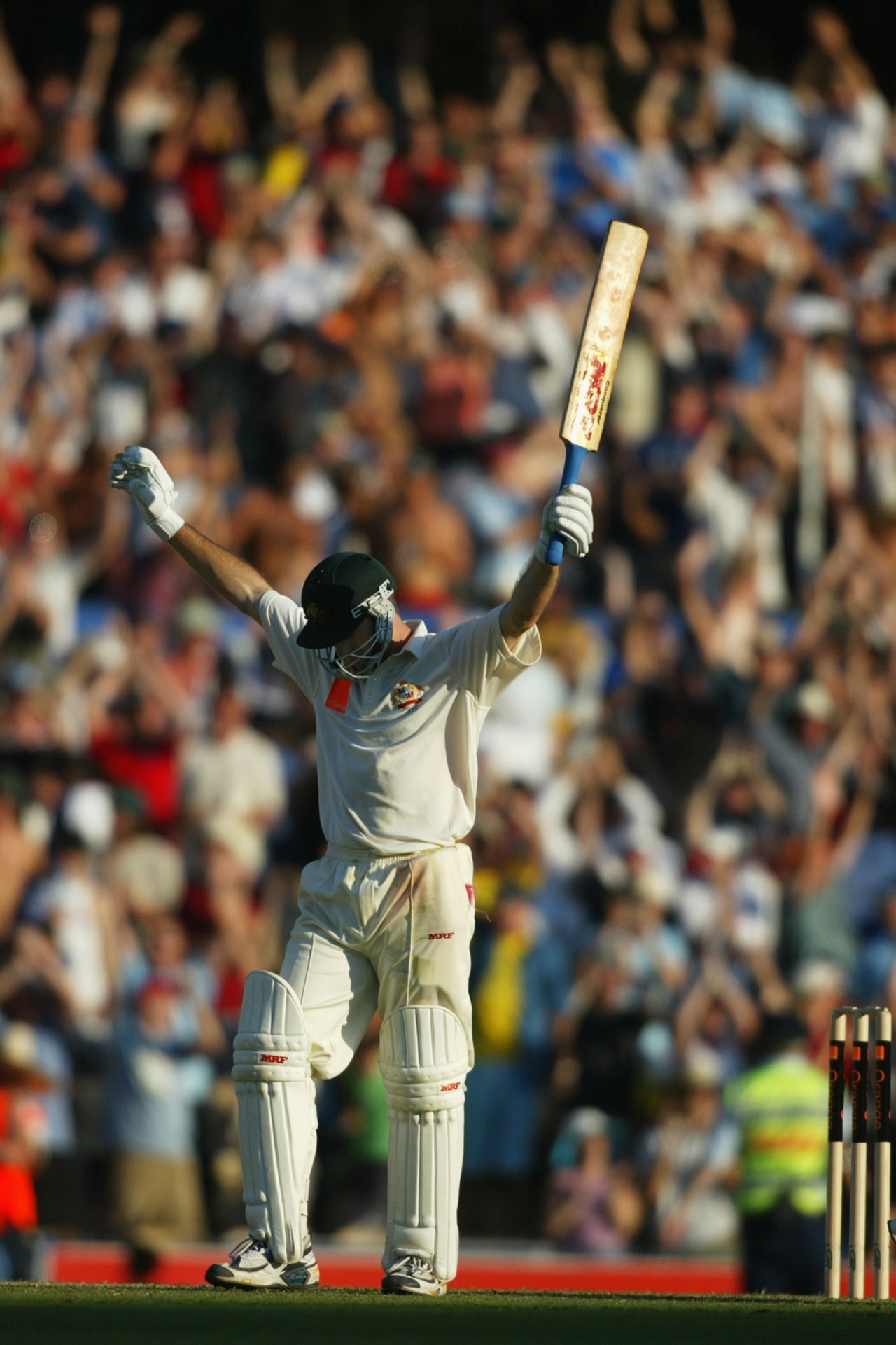 <h2>Steve Waugh’s century at the SCG (2003)</h2><p>&nbsp;</p><p>Waugh’s position in the team was on the chopping block for the 2002/03 series. In a career rough patch, Waugh found himself on the second last day before stumps on 98 runs. Given the strike by Gilchrist, Waugh played the perfect drive against British spinner Richard Dawson to bring up his 29th Century, taking him above 10,000 Test runs. A deserved celebration.</p><p>&nbsp;</p><p><iframe title="YouTube video player" src="https://www.youtube.com/embed/2OGKbDU1fR4" width="560" height="315" frameborder="0" allowfullscreen="allowfullscreen"></iframe></p>