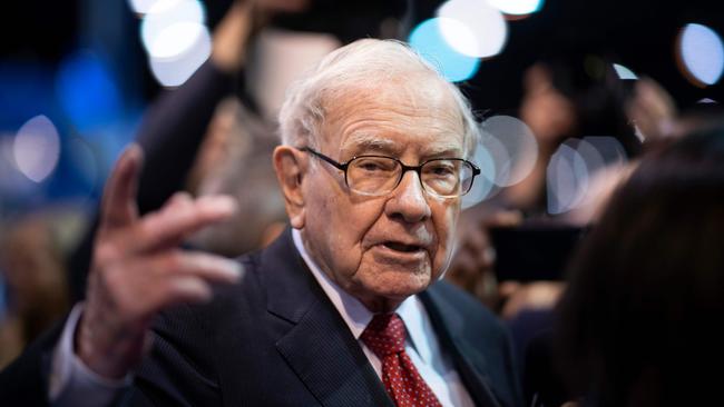 Warren Buffett, CEO of Berkshire Hathaway. Picture: AFP