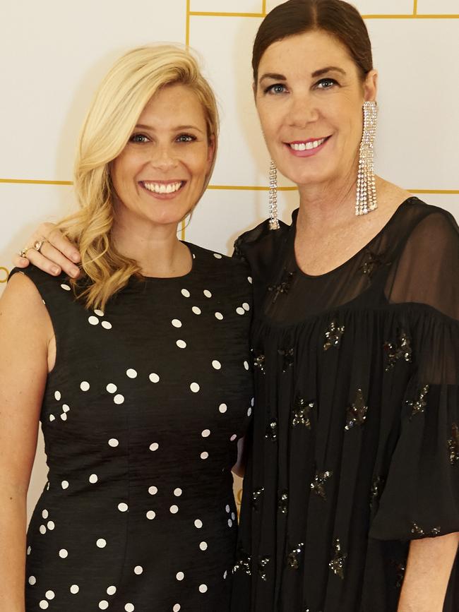 Brooke Falvey and Kylie Lang at the Constellation Manhattan launch. Picture: Patria Jannides/Omega