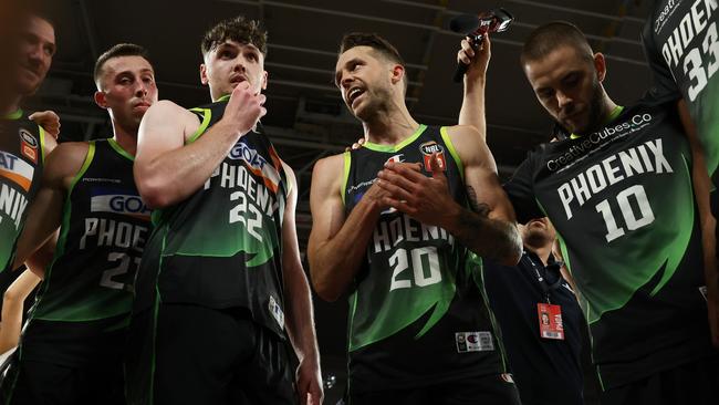 Matt Hurt and Nathan Sobey starred for the Phoenix in game two. Picture: Daniel Pockett/Getty Images