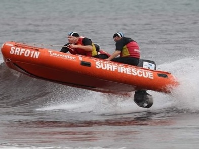 A classic red IRB in action. Picture: Supplied