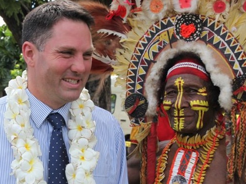 Richard Marles Visit   Pom Eye Clinic 050Parliamentary Secretary for Pacific Island Affairs Richard Marles was given a traditional 'sing sing' welcome in Papua New Guinea this week during a visit to the PNG Eye Care Vision Centre at Port Moresby hospital. With Australian Government support, the vision centre is helping improve the lives of many people in PNG where vision impairment is a common problem. "It is estimated around 30 per cent of people aged over 50 in PNG have some level of vision impairment,� Mr Marles said. �But in many cases it is an easily treated condition. Nearly half these people simply require properly prescribed glasses; another third require cataract surgery. "These figures suggest that nearly 80 per cent of this group with vision impairment can have their vision improved with relatively routine treatment," Mr Marles said. The Australian Government announced the Avoidable Blindness Initiative in 2008 to provide medical assistance, spectacles and low-cost vision services for people who would not otherwise have access to eye care. The programme is delivered by Vision 2020, Australia's Global Consortium which is a partnership of nine Australian eye health and vision care organisations. The consortium is developing eye clinics and training local staff to ensure that PNG has sustainable capacity to address its own eye health needs in years to come.