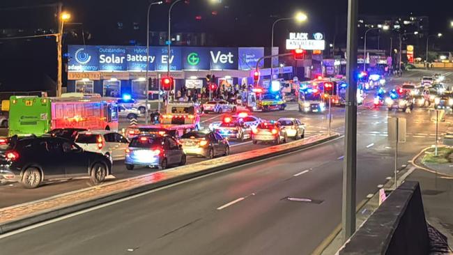 The scene of the collision on Brisbane Rd, Labrador (Facebook image)