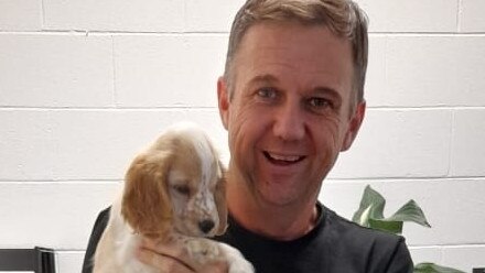 Ben Heaton with a dog. Picture – Facebook/Ben Heaton.