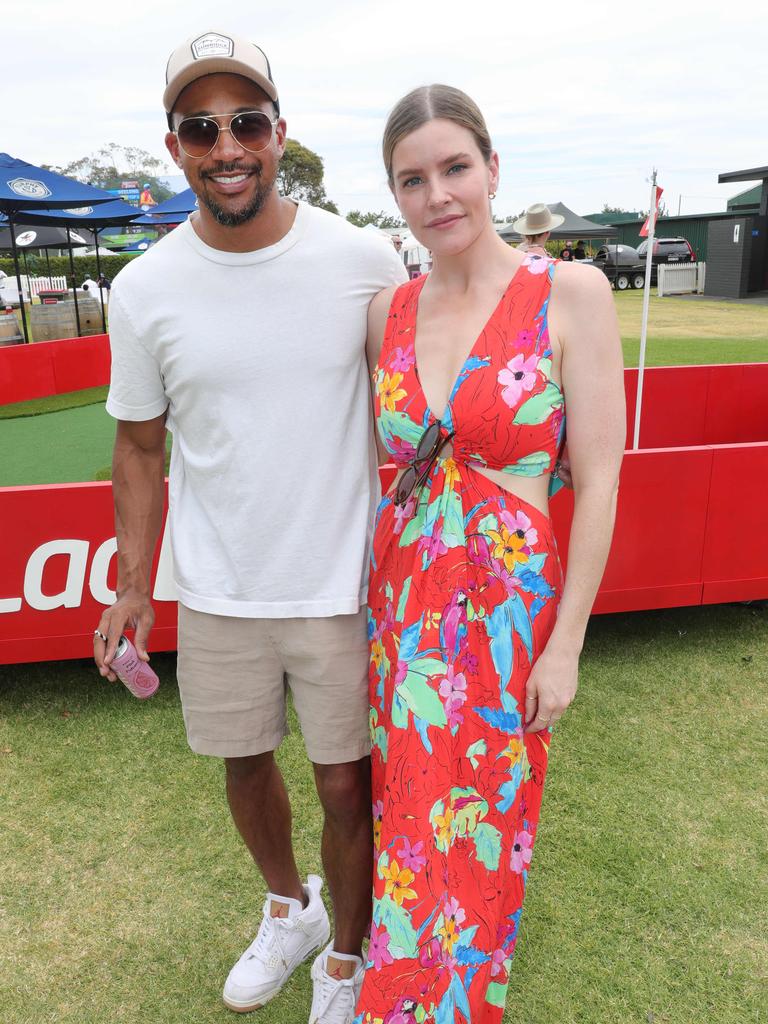 Charles Davis and Jenna Rosenow. Picture: Mark Wilson.