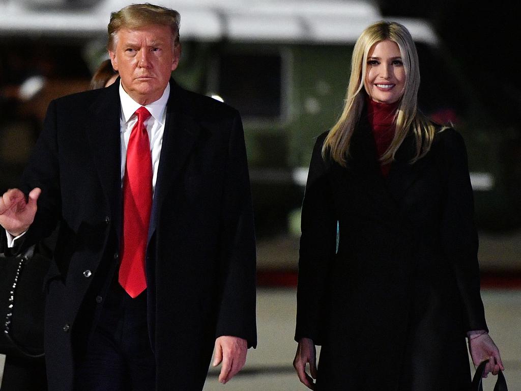 In her White House role alongside dad, former president Donald Trump, Ivanka dressed very professionally. Picture: Mandel Ngan/AFP