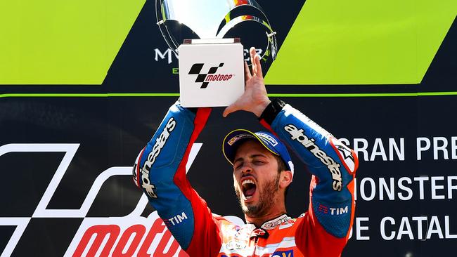 Andrea Dovizioso won the Catalunya MotoGP.