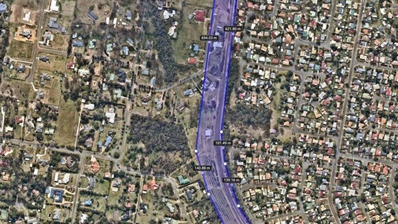 parts of the train line corridor run through Logan suburbs.