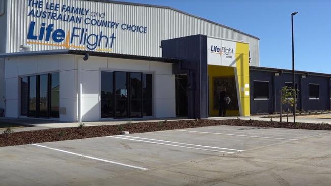 The brand new Roma LifeFlight base whih opened in May 2023. Picture: Supplied.