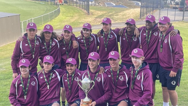 THe winning Queensland under 17 team.