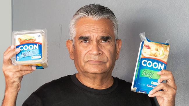 Aboriginal activist Stephen Hagan campaigned to have Coon Cheese renamed to a less racist term. Picture Glenn Campbell