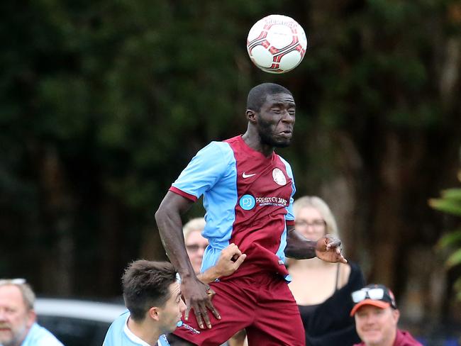 A Ferdinand Annor goal sealed Coomera’s 6-5 win over Redlands United. Picture: Richard Gosling