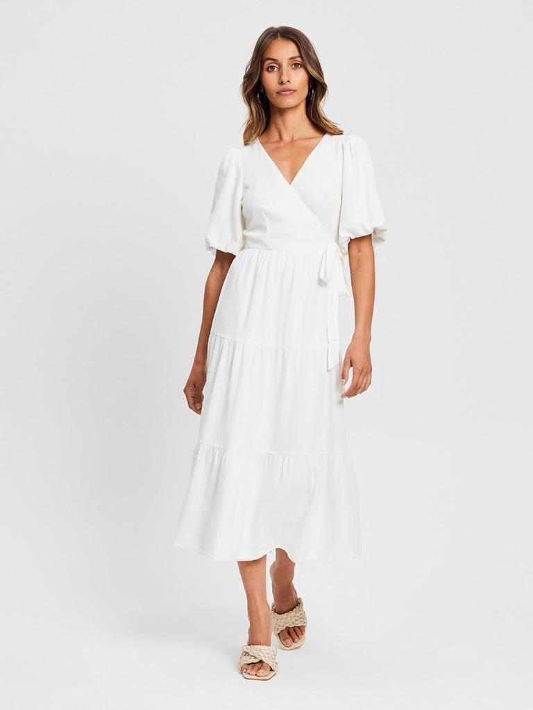 The Fated Edee Wrap Dress.