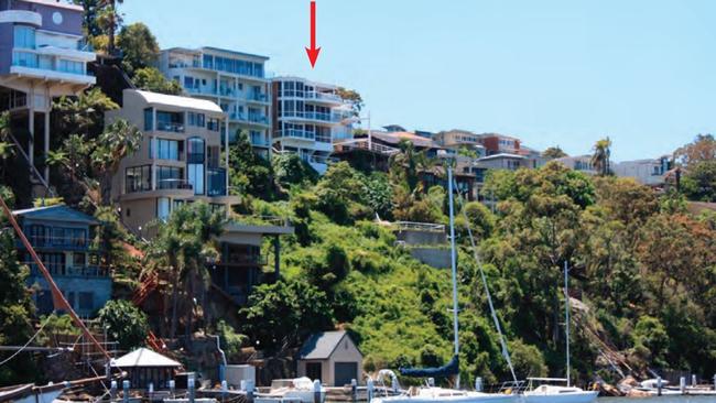 How the house blends into the landscape at present. Picture: Supplied.