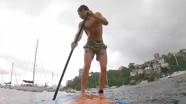 ... And occasionally we’ve been treated to paddle boarding during a storm.