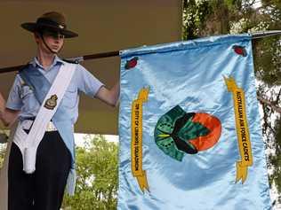 A ceremony which dates back to medieval times was re-enacted at Saturday when air cadets challenged the Richmond Police District for the freedom of the city of Lismore.Crowds lined the streets proudly looking on as Air Force Cadets from Lismore's 326 Squadron marched through the streets as part of the Freedom Of Entry for the first time in 75 years. Picture: Jasmine Burke