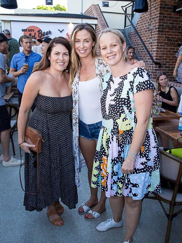 Louise Hudson, Kudnorto Watson, Ali Wood, Hot City, Cold Beer at The Collective Palm Beach. Picture: Andrew Meadowcroft.