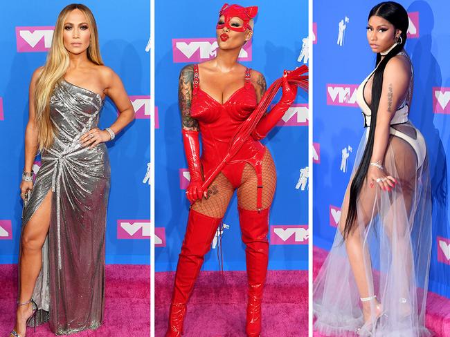 mtv vma 2018: card jlo amber nicki