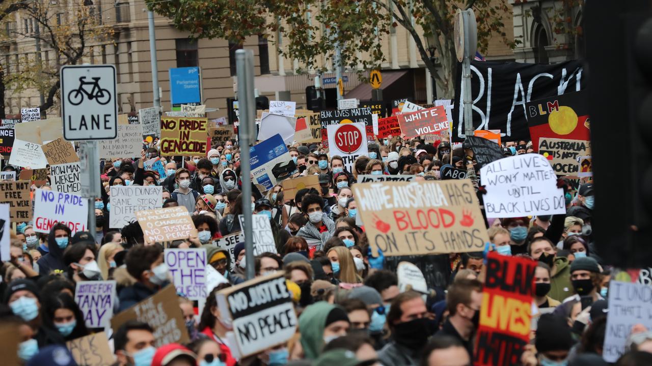 Despite the warnings, Black Lives Matter protests have not sparked an outbreak of the coronavirus. Picture: Alex Coppel.