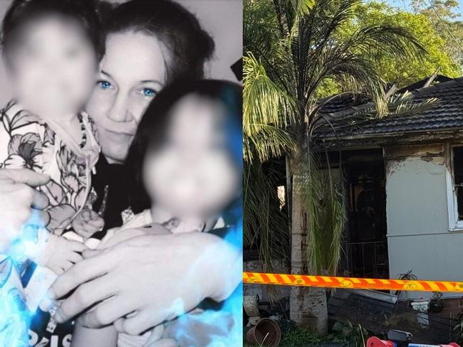 The woman and child who died in a house fire in Sydney's southwest have been identified as Veronica Carmady and her six-year-old daughter Aurora.