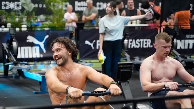 10000 athletes put their fitness to the test in a massive Hyrox competition this weekend (14-15 Dec) at Melbourne Exhibition and Convention Centre. Picture Valeriu Campan