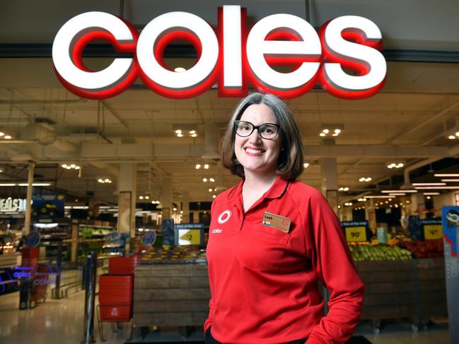 MELBOURNE, AUSTRALIA - NewsWire Photos AUGUST 22ND, 2023 : New Coles CEO Leah Weckert at Coles Tooronga store. Picture : NCA NewsWire / Nicki Connolly