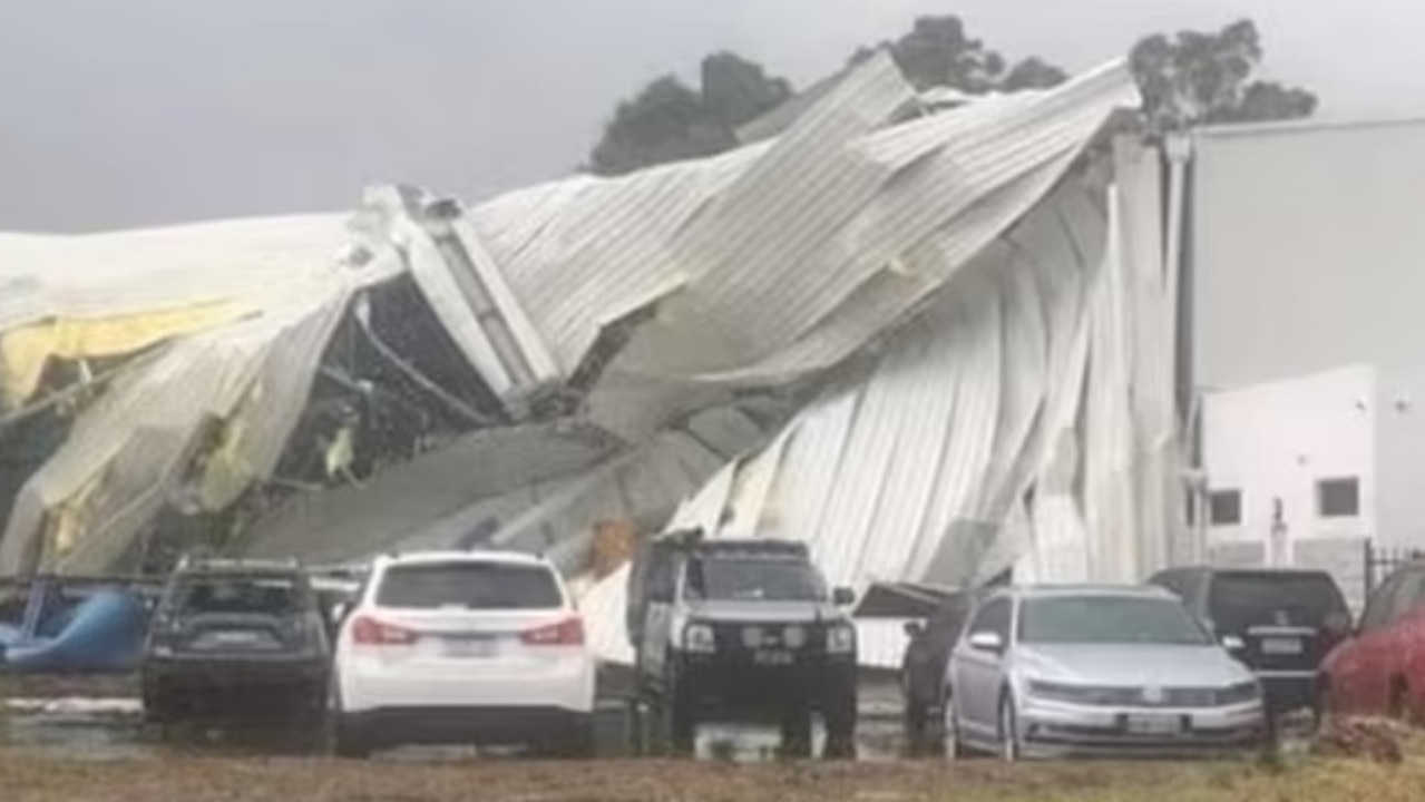 Most of the damage has occurred in Withers but the tornado has also impacted College Grove and South Bunbury. Picture: Supplied