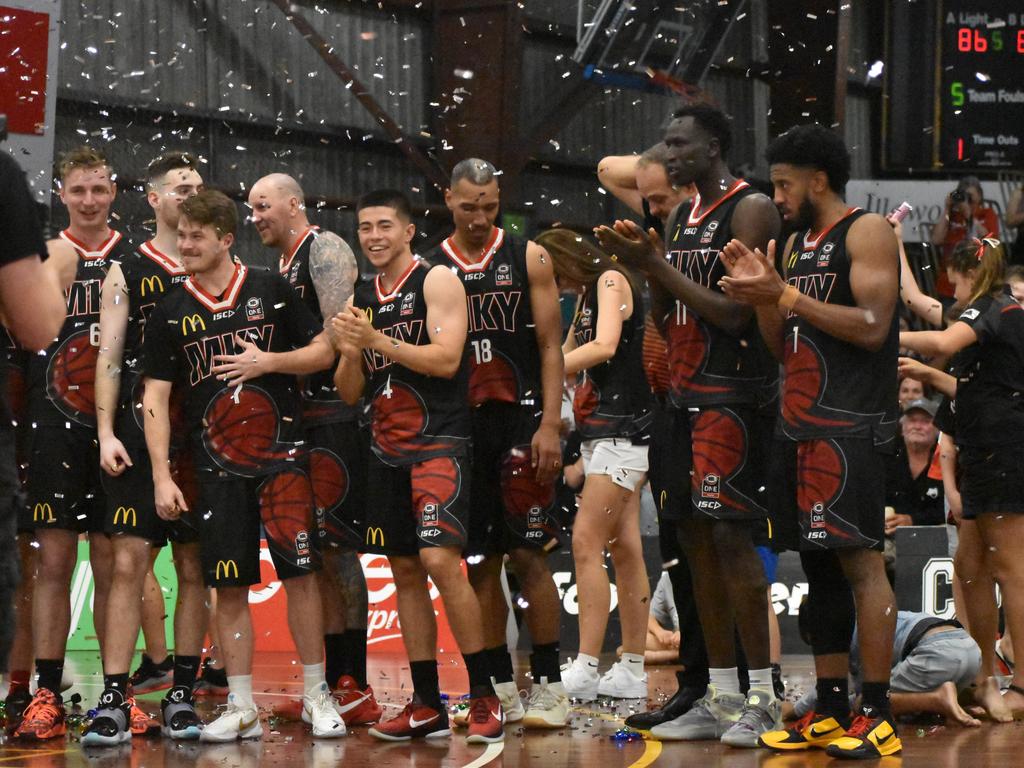 The NBL1 North premiers Mackay Meteors, September 11, 2021. Picture: Matthew Forrest