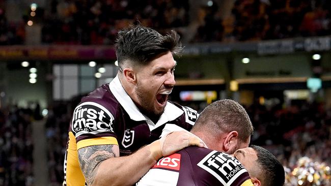 The Broncos put a big dent in St George Illawarra’s top-eight hopes. Picture: Bradley Kanaris/Getty Images