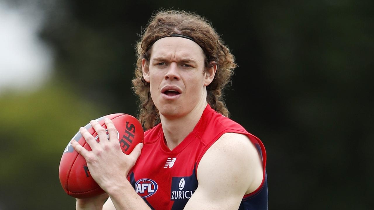 Melbourne forward Ben Brown will undergo surgery. Picture: Dylan Burns