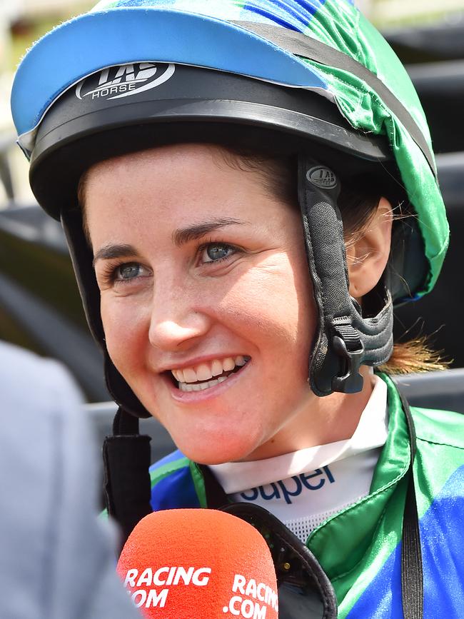 Michelle Payne today. Picture: Rob Leeson