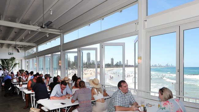 Burleigh Pavilion with a huge crowd on its first week of trading. Picture Glenn Hampson