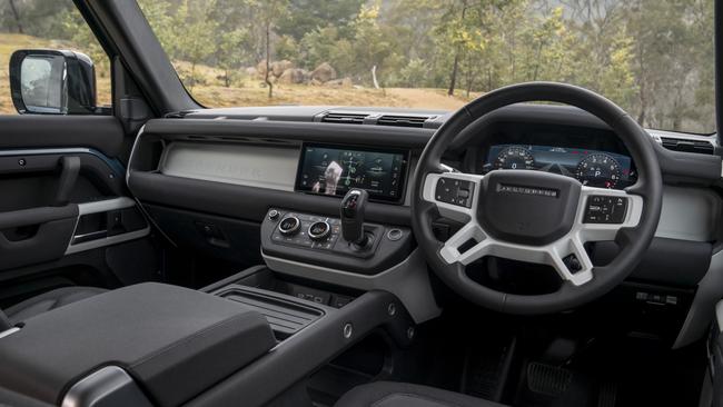 The interior is more like a Range Rover.