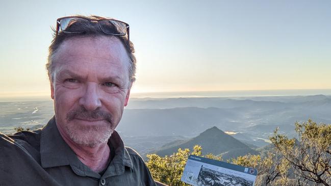 Marc Hendrickx is part of the group pushing to see Wollumbin/Mt Warning reopened to the public.