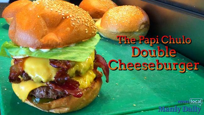 The Papi Chulo double cheeseburger