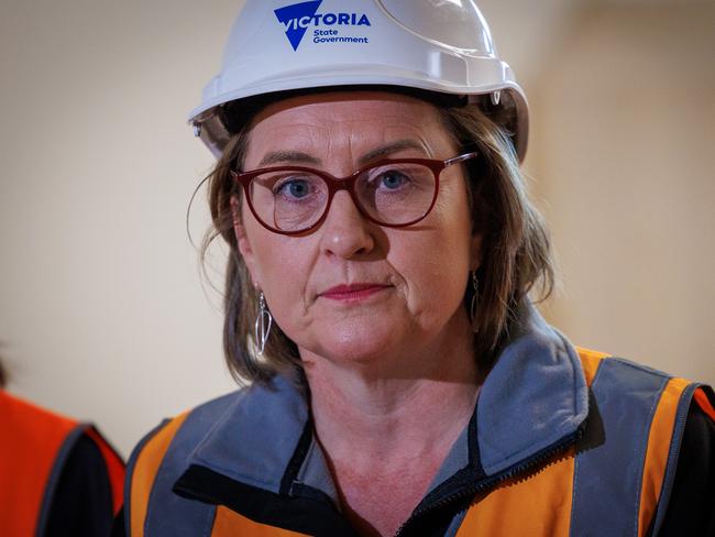 Premier Jacinta Allan flagged her new plan to make it easier for business to access existing government incentives and get industry projects approved quicker. Picture: Nadir Kinani