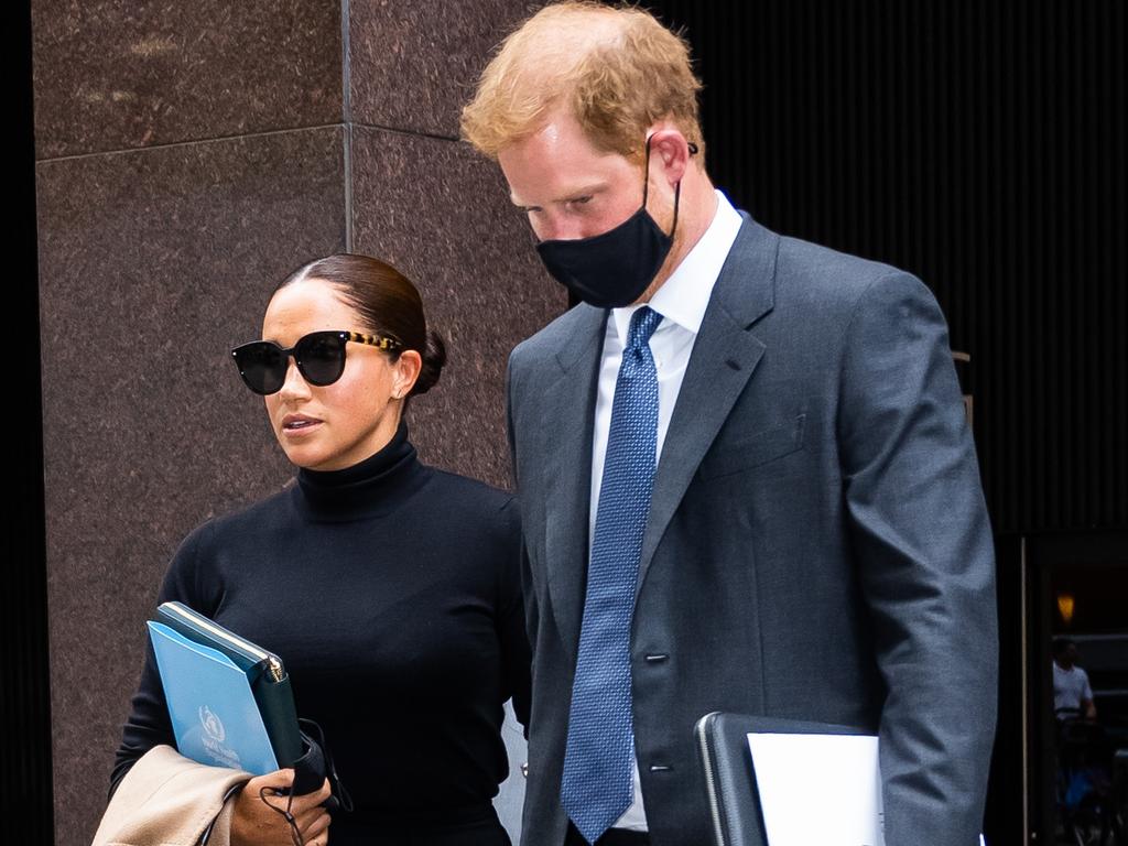 Meghan and Harry in New York in September. Picture: Gotham/GC Images