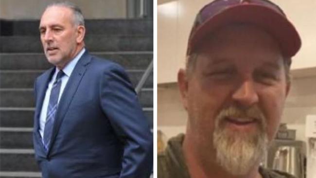 Founder of the Hillsong Church, Pastor Brian Houston (left). It is alleged Stephen Anthony Luke (right) damaged his property.