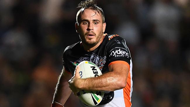 Josh Reynolds had his first hit-out for Wests Tigers.