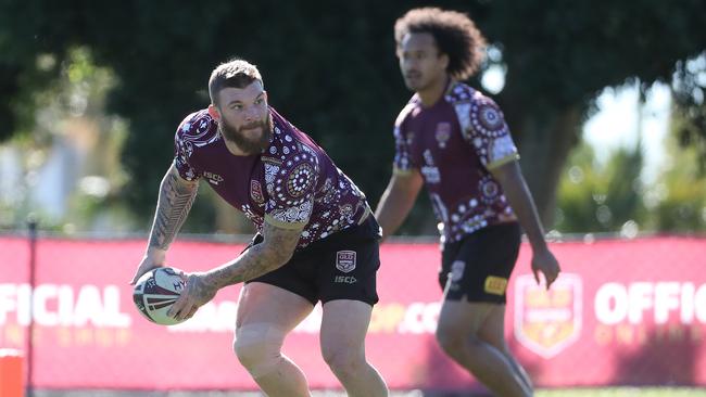 McGuire was able to return to training after sitting out for a period. Pic Peter Wallis