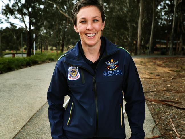 Captain Ruth Hunt who will compete in the Invictus Games after beating aggressive breast cancer. Picture: Kym Smith